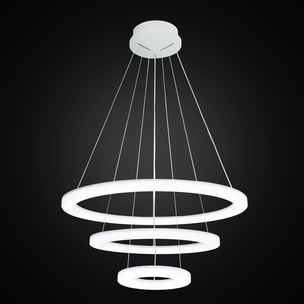 Citilux Электрон Смарт CL710A104S Умная люстра подвесная Белая