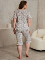Пижама бриджи и футболка к/р 2029В