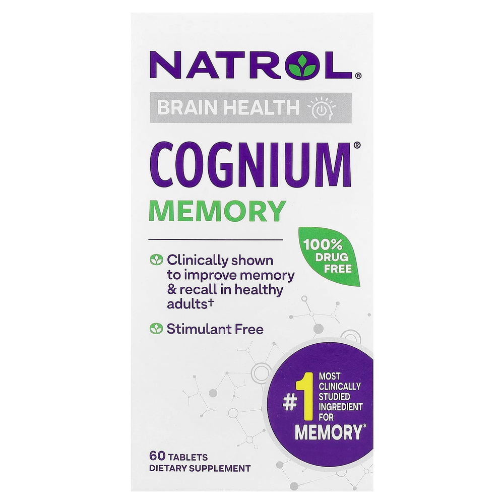 Natrol, Cognium® Memory, 100 мг, 60 таблеток