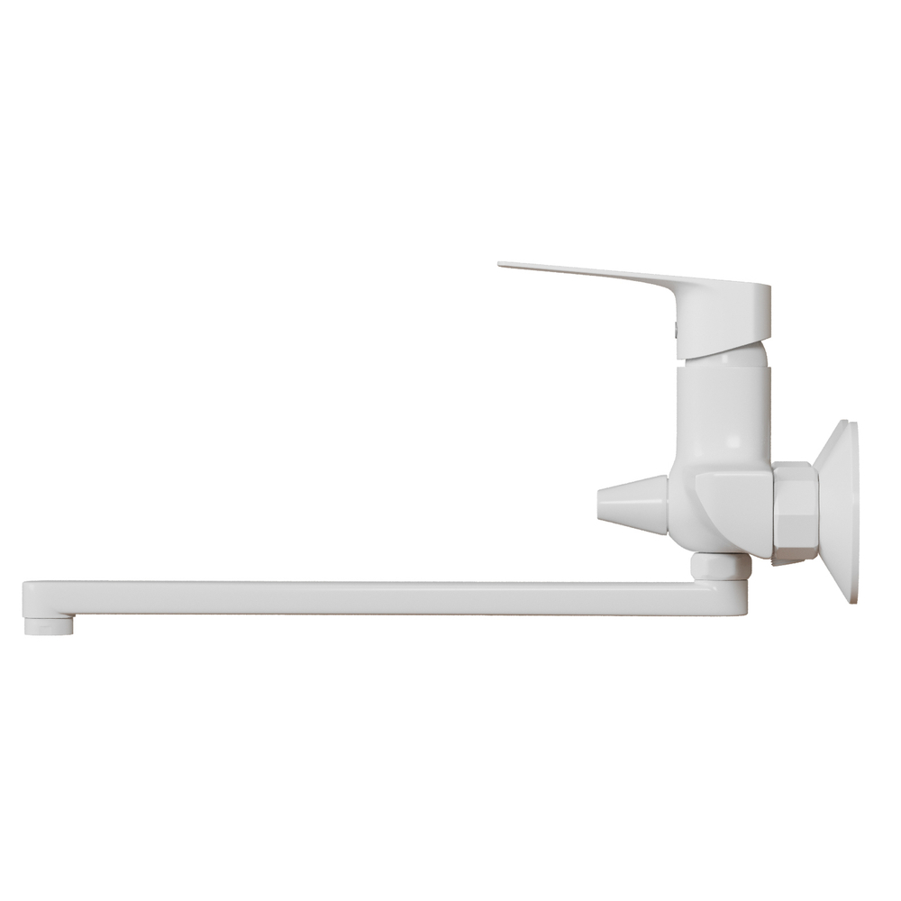 Смеситель для ванны и раковины 35k MIXLINE ML15-02W БЕЛЫЙ