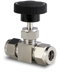 Кран игольчатый под трубки 8 мм (нержавейка)