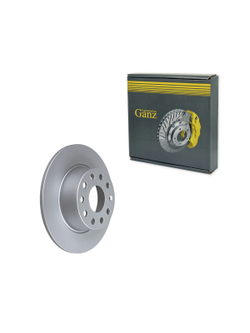 Диск тормозной задний с покрытием VAG A3/OCTAVIA II/VW GOLF VII/JETTA IV/TOURAN II GANZ GIJ10248