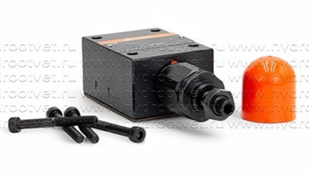 DBDS6P1X/315 - Предохранительный клапан прямого управления Ду6, давление регулировки до 315 бар, тип монтажа - на плиту, элемент регулировки S = винт