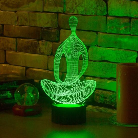 3D светильник Медитация