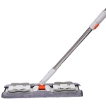 Швабра Gray с двумя насадками из микрофибры 37*12*120