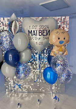 Воздушные шары на выписку сыну пупсик/малыш№7