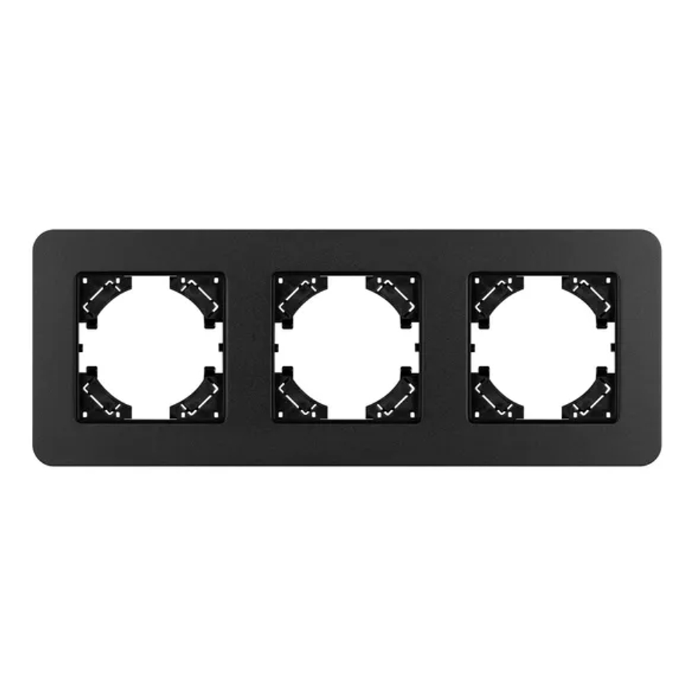 Рамка алюминиевая FRM-AKIRY-SFAL-3-BK (Arlight, -) 049741