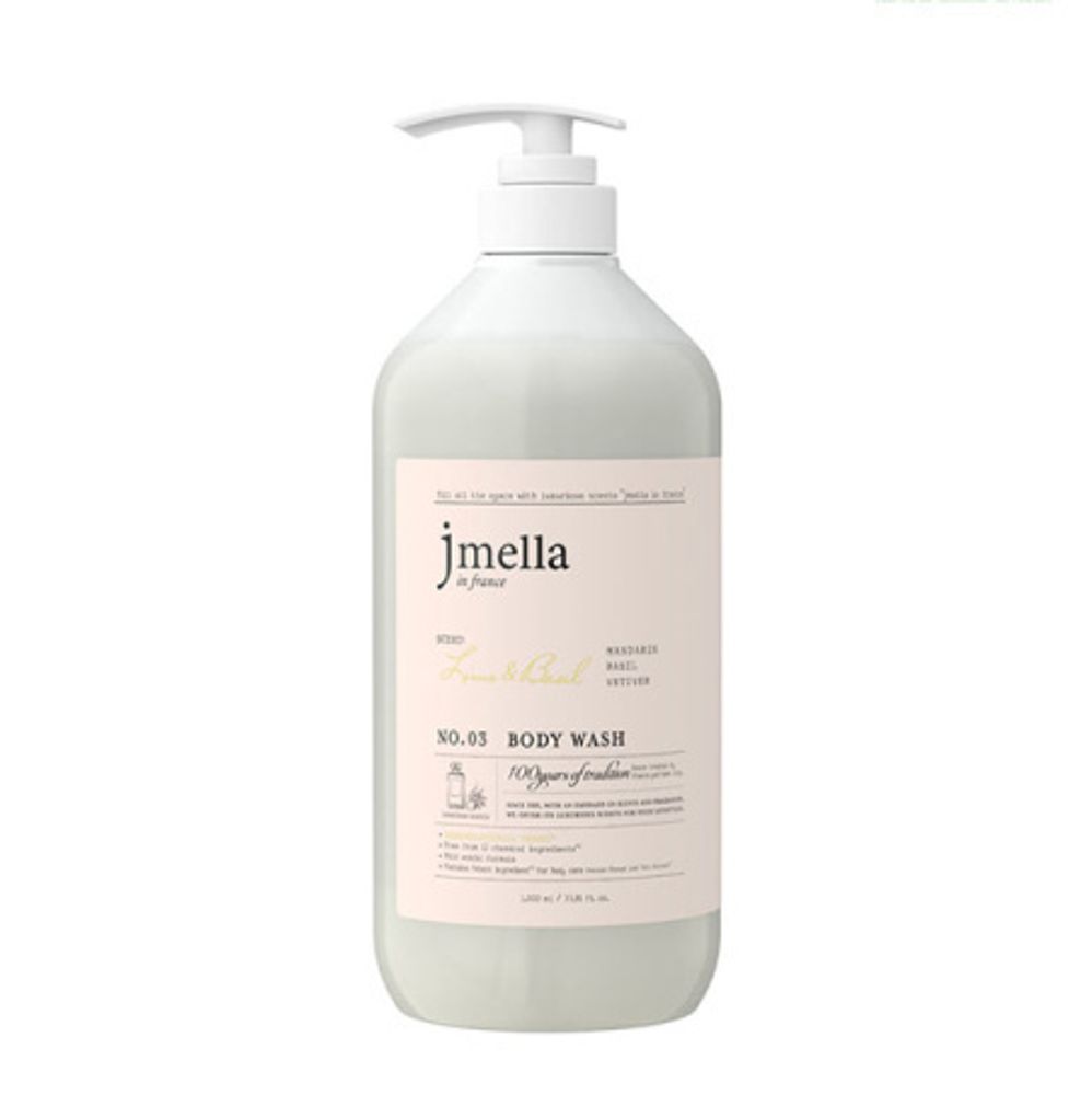 Jmella Парфюмированный гель для душа In France Lime &amp; Basil Body Wash 500 мл