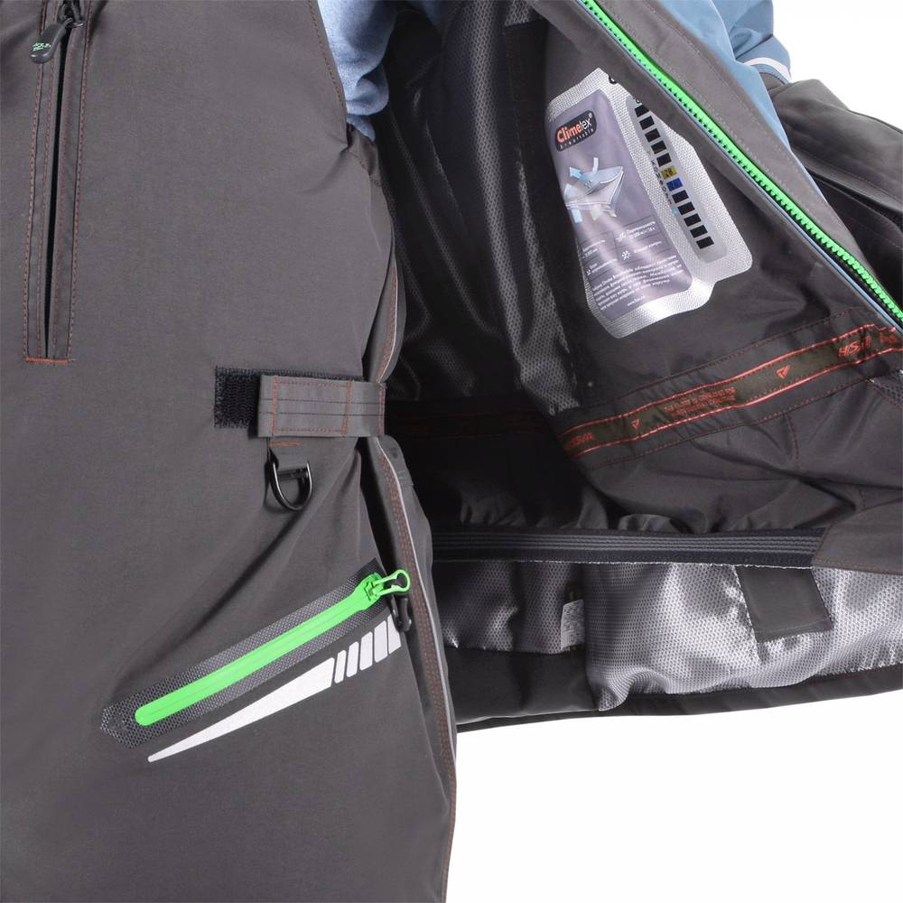 Костюм-поплавок мужской зимний "Rescuer V prosport"-45, hardguard, бирюза (зеленые молнии), ХСН