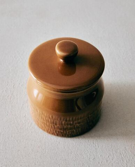 ZARA HOME САХАРНИЦА ИЗ КЕРАМИКИ, ЖЕЛТЫЙ