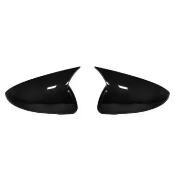 Накладки на зеркала M Style Kia K3 / Cerato / Forte 2019-2025 чёрный глянец