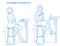 Полубарный стул Net Stool Mini 65 см тортора