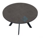 Стол DikLine RD120 опоры чёрные