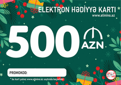 Elektron hədiyyə kartı Yeni İl 500 AZN