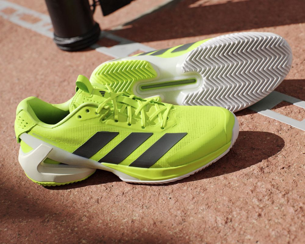 Мужские кроссовки теннисные Adidas Adizero Ubersonic 5 M Clay - зеленый