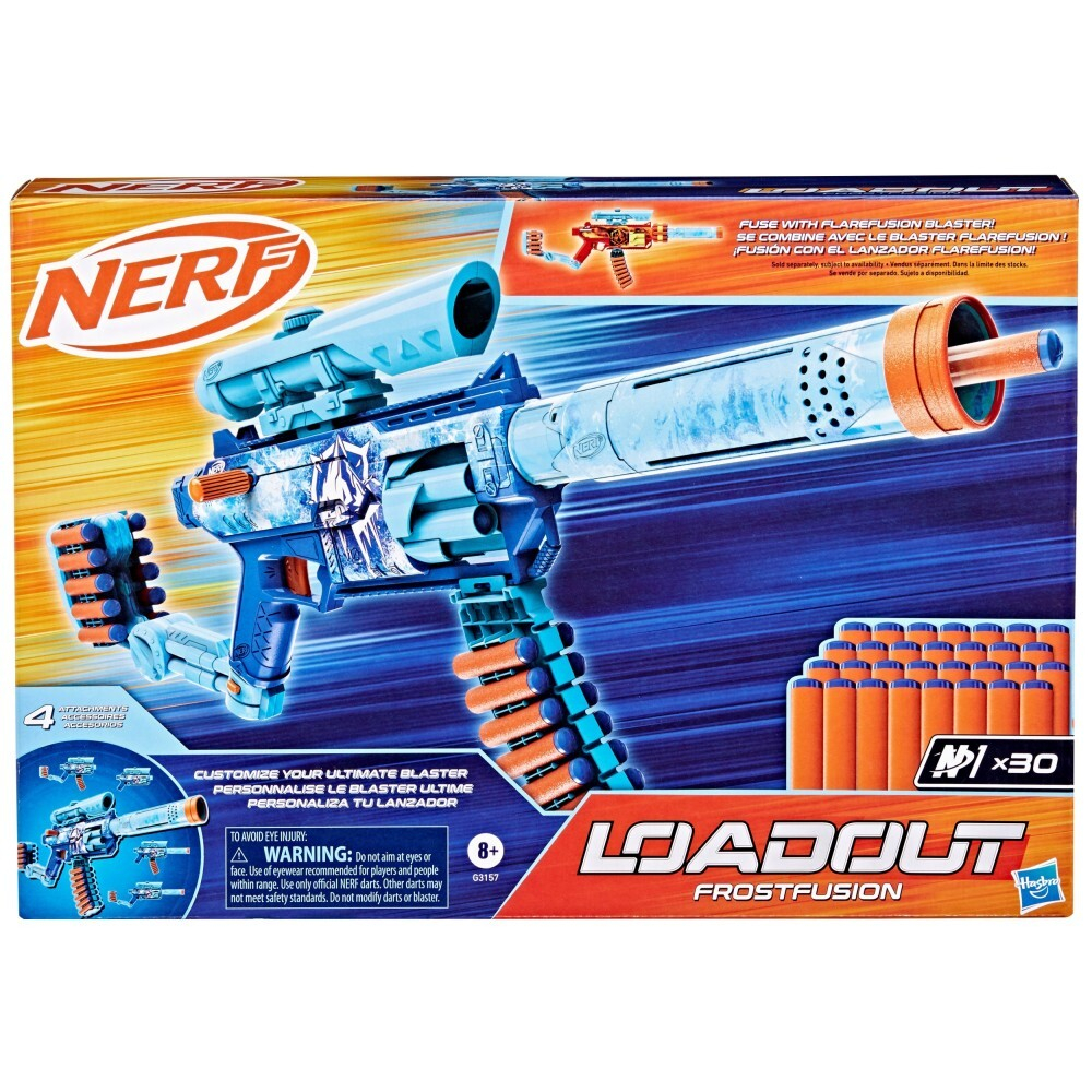Hasbro Nerf Loadout - Бластер FROSTFUSION + 30 стрел G3157