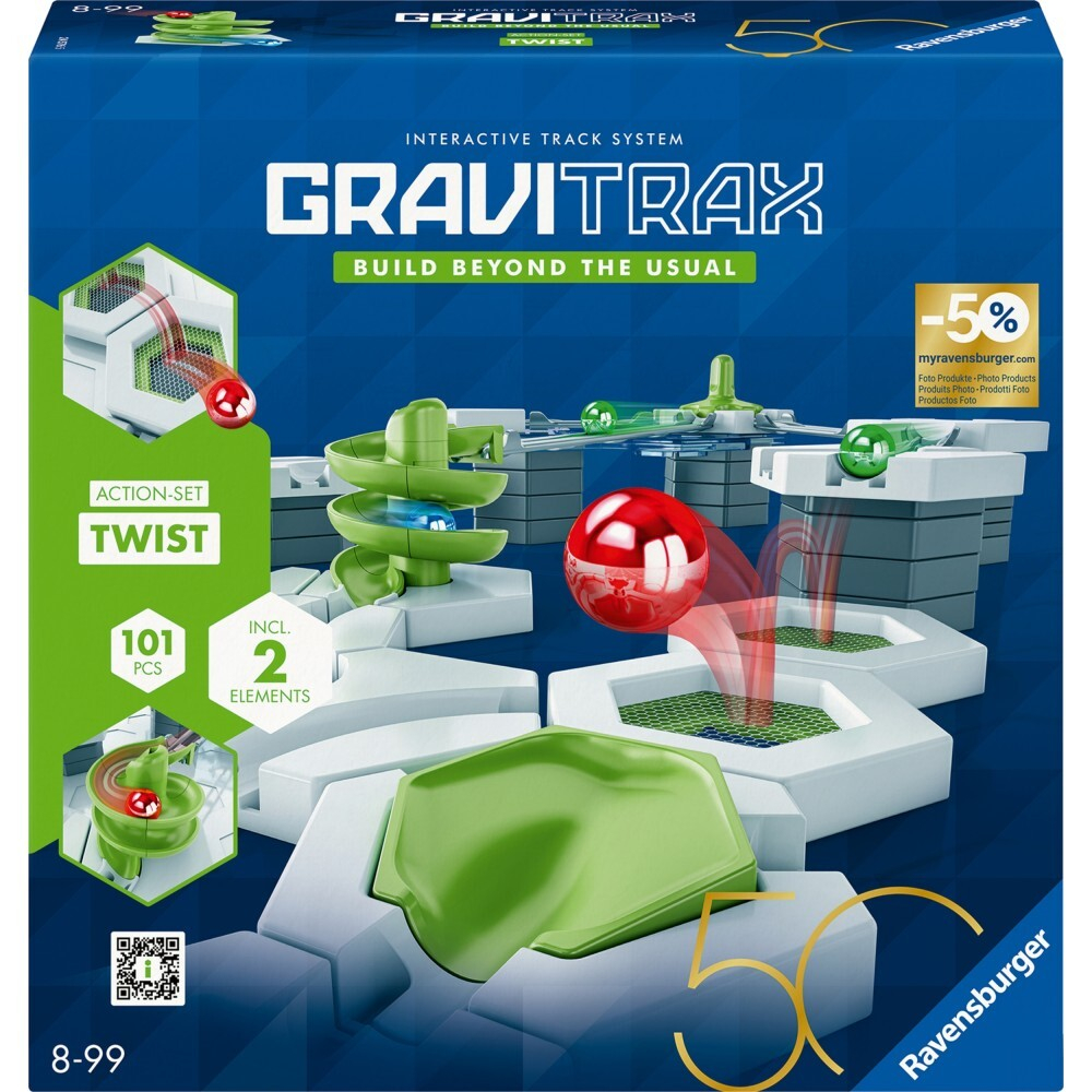 Ravensburger - GraviTrax Twist Starter Set 50th Anniversary Edition 245765