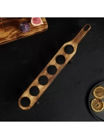 Шотница из Кедра с 6 стопками