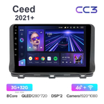 Teyes CC3 10,2"для Kia Ceed 2021+