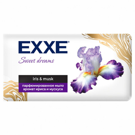 EXXE парфюмированное мыло ирис и мускус (sweet dreams), 140г (6/24шт)