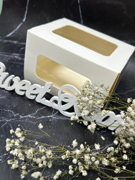 Упаковка с ложементом cake roll two windows 16х12х10