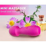 Вибромассажёр мини 9 режимов розовый 13,6 см
