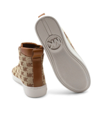 Кроссовки EDIE HIGH TOP Michael Kors - бежевый(43S3NVFE1Y)