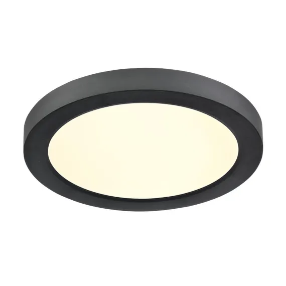 7788/12L MITRA LED SN 000 Светильник пластик/белый/черный LED 12Вт 3000/4000/6500К D170 IP44 CCT/датчик движения NEBULA BLACK