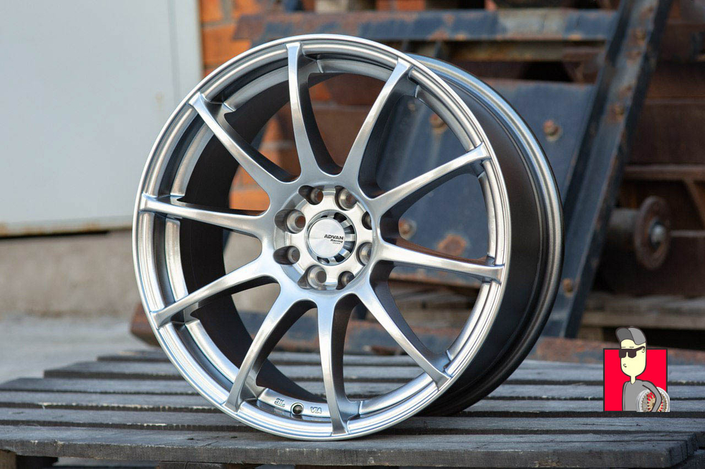 Комплект дисков Advan RS 17x8 et38 4x100/4x108