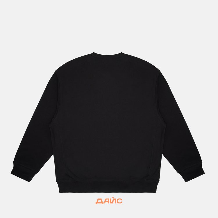 Толстовка мужская Carhartt WIP American Script Sweatshirt артикул:I025475_black - купить в магазине Дайс