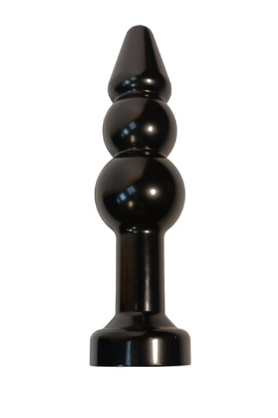 Пробка металл фигурная елочка черная с синим стразом 11,2х2,9см 47432-3MM