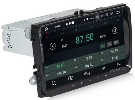 Магнитола Volkswagen T5, T6, Tiguan, Passat, Polo, Jetta, Amarok, Golf и др., Skoda Fabia, Rapid - Carmedia MKD-9613-P4N на Android 11 и 2ГБ-32ГБ