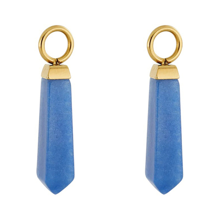 Подвеска на серьгу Coeur de Lion Gold-Blue 0051/44-0716