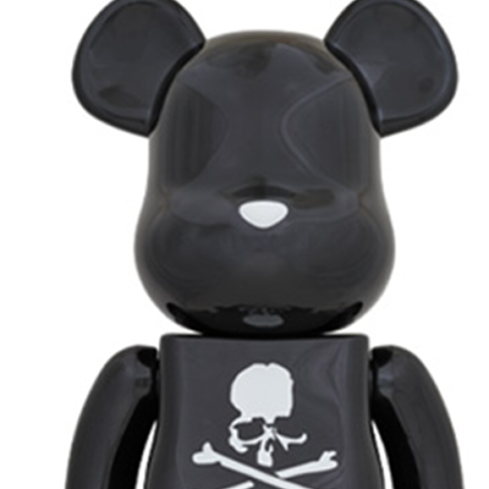 Дизайнерские игрушки BE@RBRICK MMJ Mastermind JAPAN BLACK CHROME, BEARBRICK3580