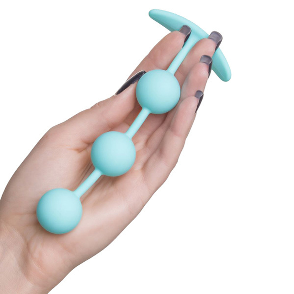 Мятные анальные шарики на сцепке 15см ToyFa ToDo Triplex 357040