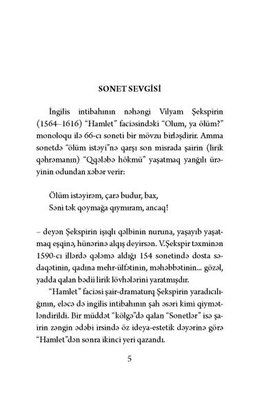 Sonetlər
