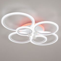 Citilux Сента CL237B160E RGB Люстра с пультом Белая