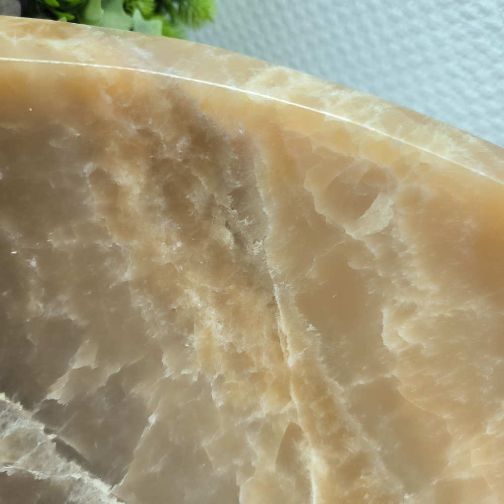 Раковина из оникса Erozy Yellow EO-62289 (51*39*15) 0096