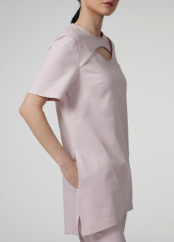 Туника с фигурным вырезом