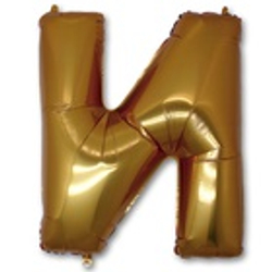 Буквы золотые русские/английские 40"-102 см