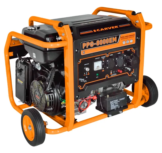 Бензиновый генератор CARVER PPG-8000EM