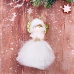 Подвеска «Фея из сказки» 14 см, белый