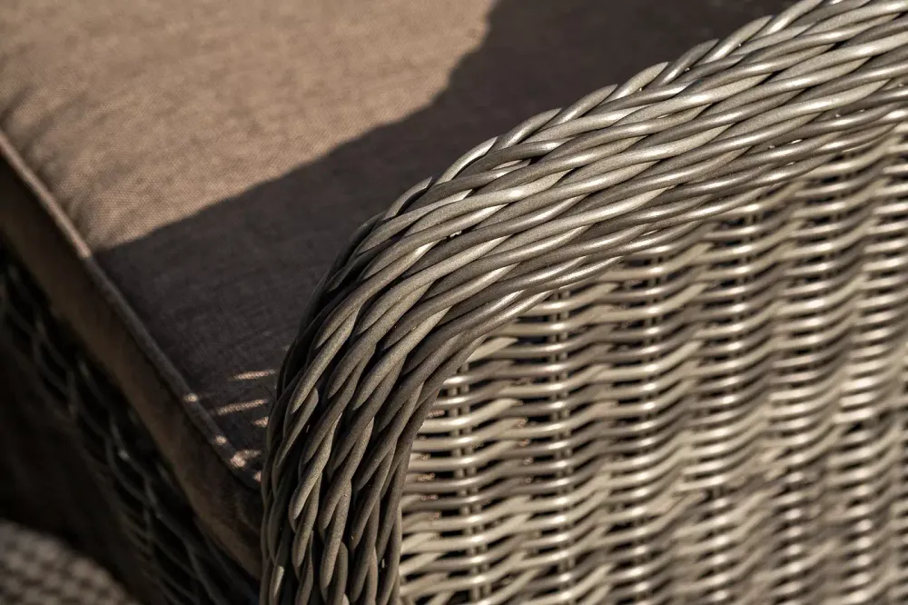 "Эспрессо–150 R" обеденная группа плетеная, цвет графит