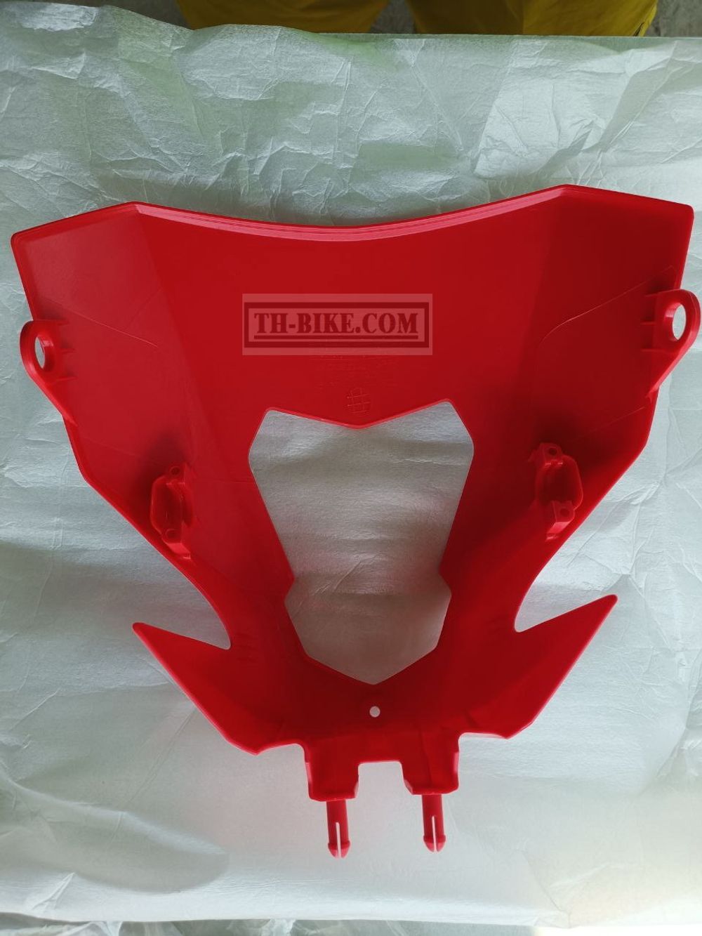 61300-K1T-ER0ZA. VISOR SET, FR. (WL) *R292R* (R292R EXTREME RED). HONDA