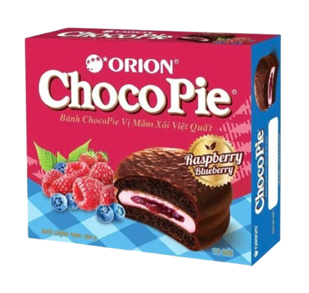 Печенье Orion Choco Pie со вкусом малины и голубики