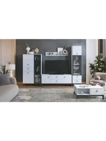 Стенка в гостиную со шкафом 285х45х202 см