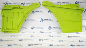 Накладка двери нижняя правая (пластиковая) зеленая X3000 DZ14251330156