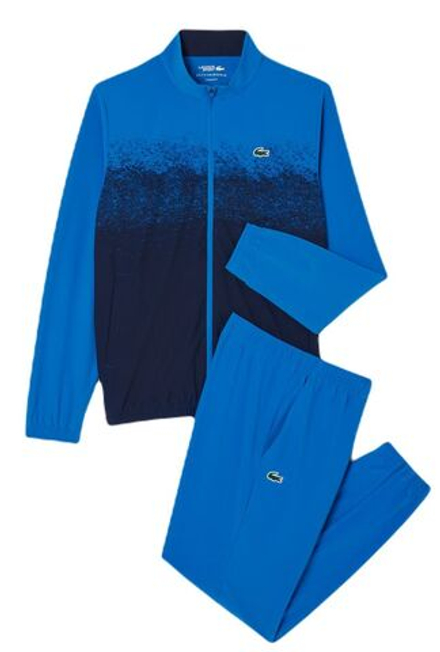 Мужской теннисный костюм Lacoste Tennis x Novak Djokovic - небесный