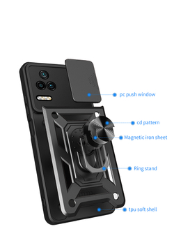 Чехол с кольцом Bumper Case для Xiaomi Poco F4