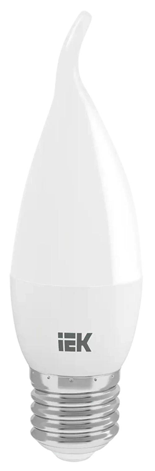 Лампа светодиодная ECO CB35 свеча на ветру 5Вт 230В 4000К Е27 IEK LLE-CB35-5-230-40-E27